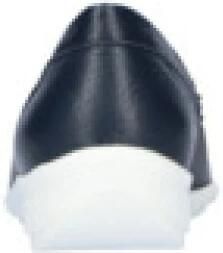 Waldläufer Blauwe dames mocassins comfortabele stijl