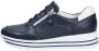 Waldläufer Dames Sneakers Waldlaufer Lana 758009-200-194 Donkerblauw ½ - Thumbnail 2