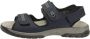 Waldläufer Blauwe Sandalen 372002 Blue Heren - Thumbnail 1
