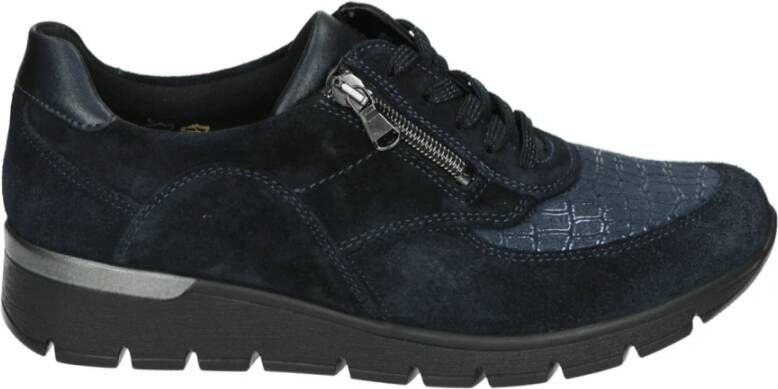 Waldläufer Blauwe Sportieve Lage Damesschoenen