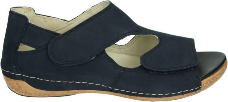 Waldläufer Blauwe Sportieve Sandalen met Uitneembaar Voetbed - Foto 2