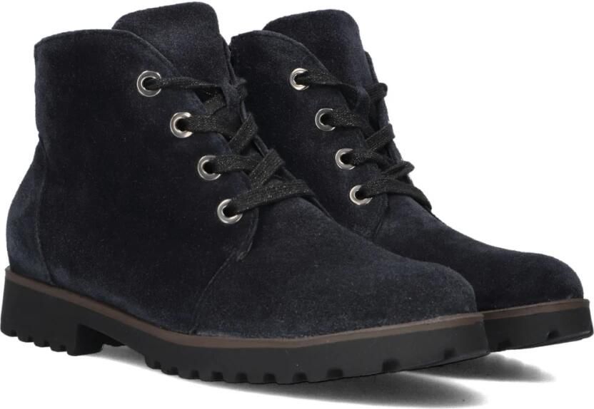 WALDLAUFER Waldläufer Veterboots Dames H Elisa Suède Blauw - Foto 2