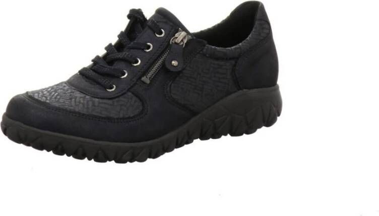 Waldläufer Blauwe Veterschoen Blue Dames