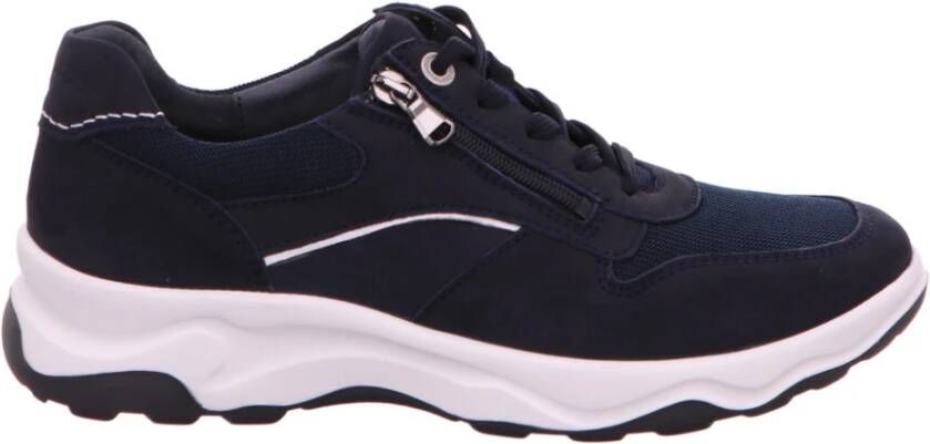 Waldläufer Blauwe Veterschoen Blue Heren