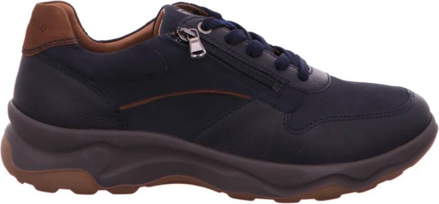 Waldläufer Blauwe Veterschoenen