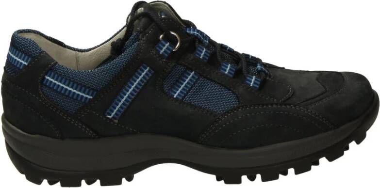 Waldläufer Blauwe Veterschoenen Blue Dames