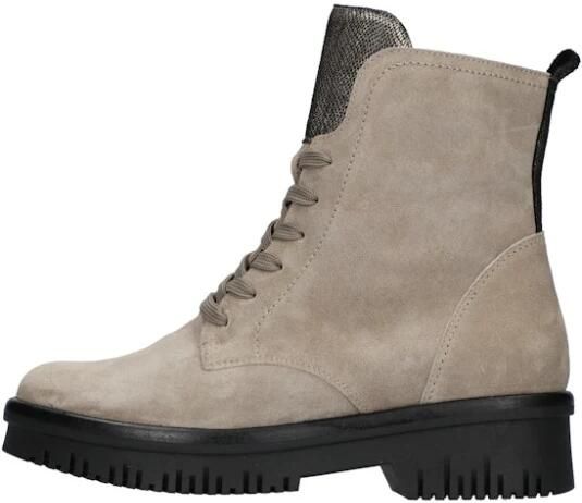 Wäldlaufer Waldlaufer Suede Beige Dames Veterboots H Beige