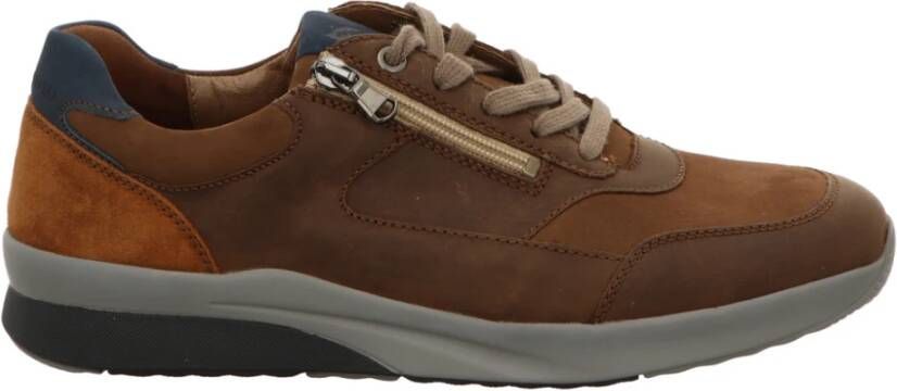 Waldläufer Bruine Comfort Veterschoenen voor Heren