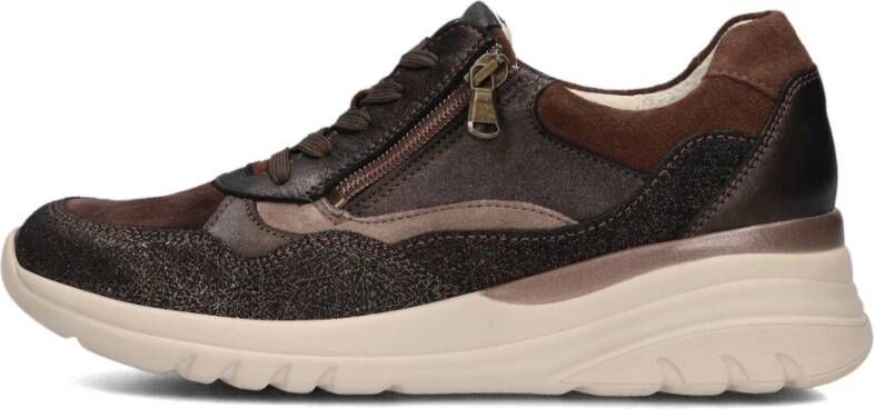 Waldläufer Bruine Dames Lage Sneakers Carla
