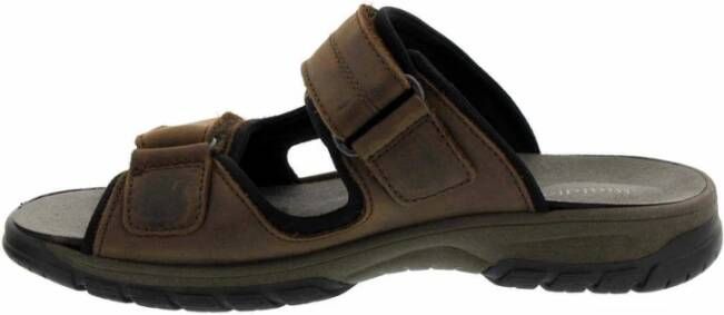 Waldläufer Bruine Heren Comfort Sandalen