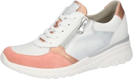 WALDLÄUFER Sneakers laag rosa zilver wit