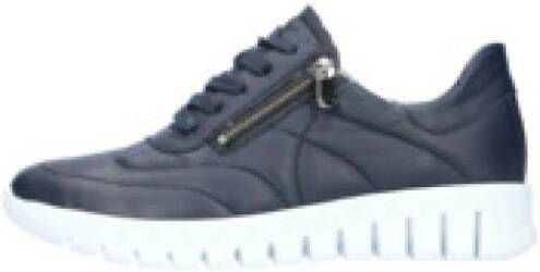 Waldläufer Casual veterschoenen in middelblauw