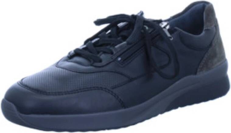 Waldläufer Casual veterschoenen in zwart