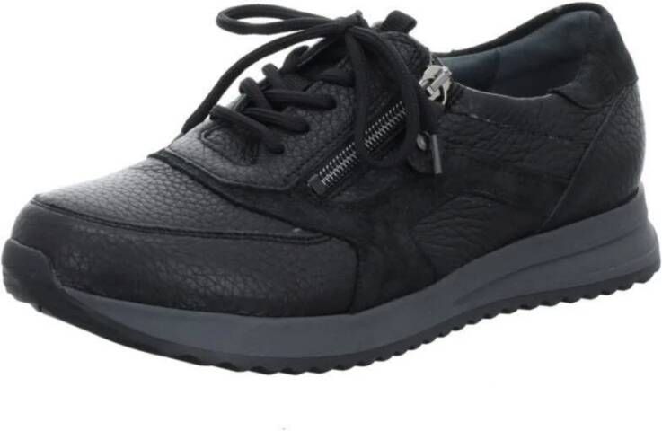 Waldläufer Casual Veterschoenen in Zwart