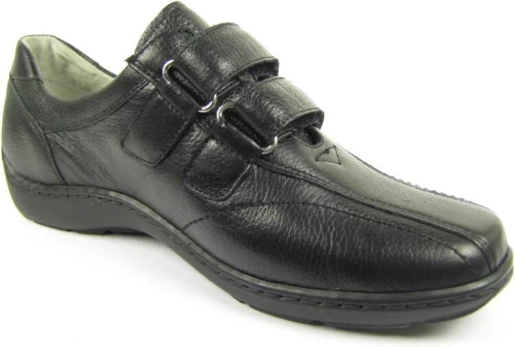 Waldläufer Casual zwarte schoenen