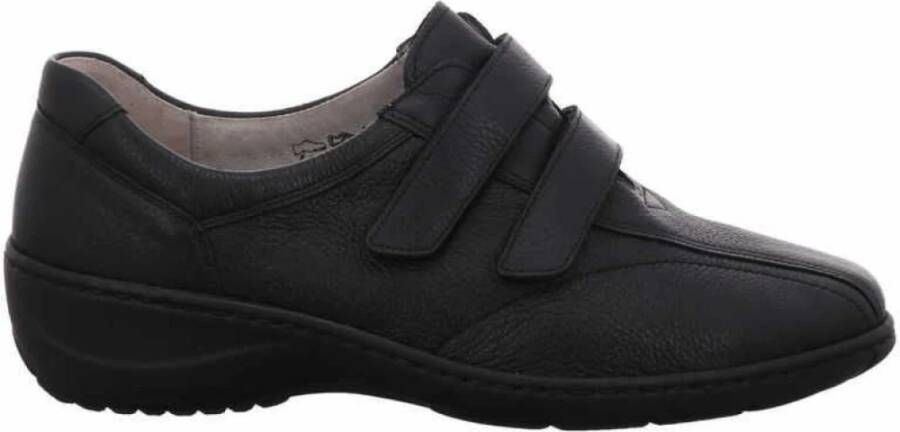 Waldläufer Casual zwarte schoenen