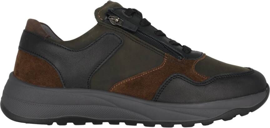 Waldläufer Comfortabele Heren Sneaker Bruin