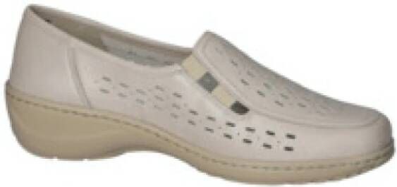 Waldläufer Comfortabele Slipper in wit