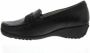 Waldläufer Comfortabele Slipper in zwart leer - Thumbnail 1
