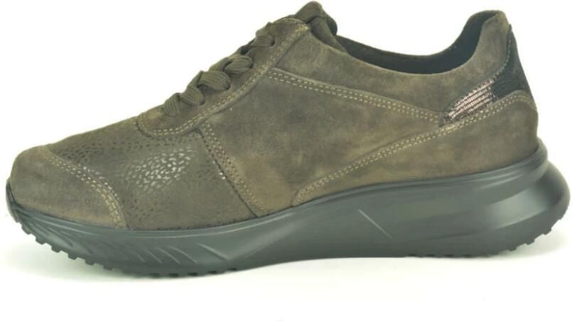 Waldläufer Daim+Stretch Runner N+tiret