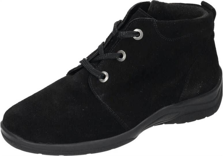 Waldläufer Dames Nubuck Leren Enkellaarzen