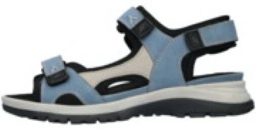 Waldläufer Dames outdoor sandalen in effen kleur