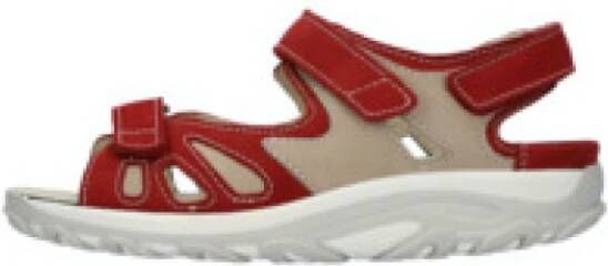 Waldläufer Dames outdoor sandalen in effen kleuren