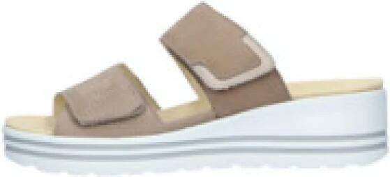Waldläufer Dames sleehak sandalen in effen kleuren