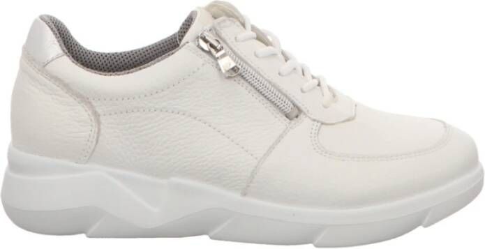 Waldläufer Dames Veterschoenen White Dames