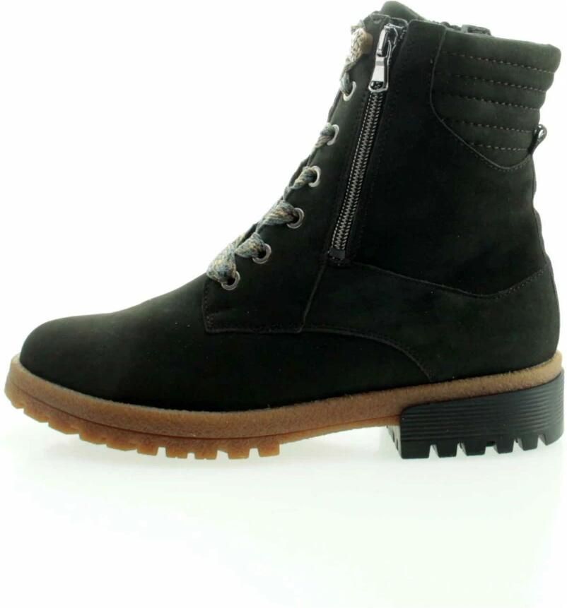 Waldläufer Enkellaars met veters en zijrits