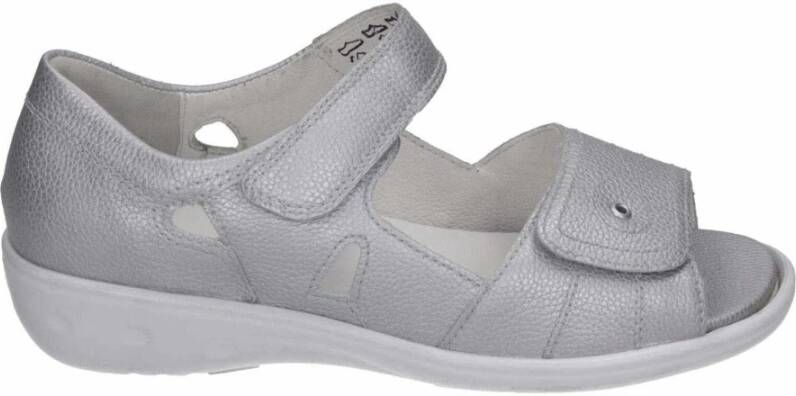Waldläufer Grijze Sandalen Gray Dames