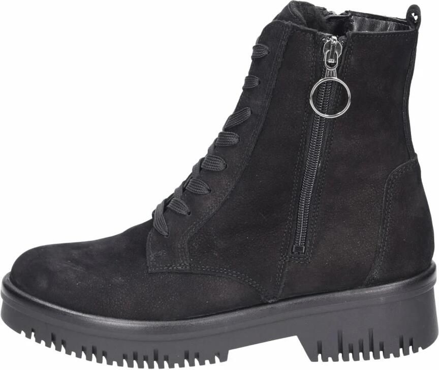 WALDLÄUFER Laarzen 'Stiefeletten Boot Damen 934802 189 001 Echtleder in schwarz' zwart