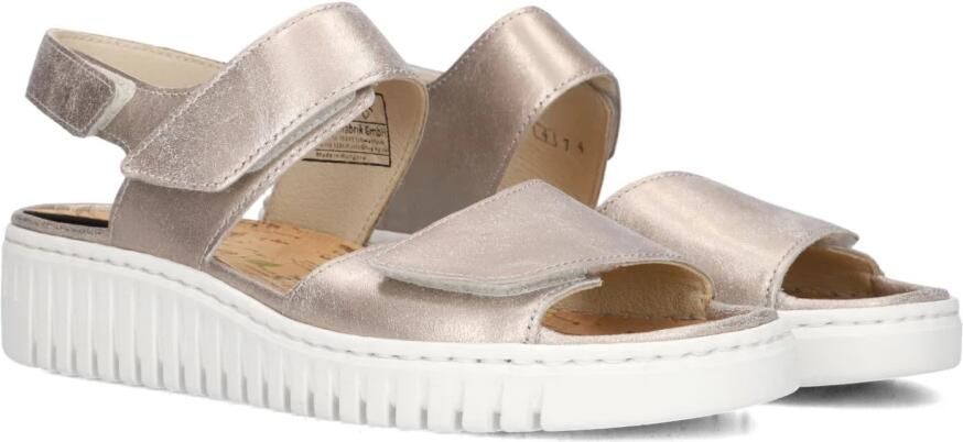 WALDLAUFER Waldläufer Sandalen met Hak Dames H-willow Maat: 42 Materiaal: Leer Kleur: Zilverkleurig - Foto 3