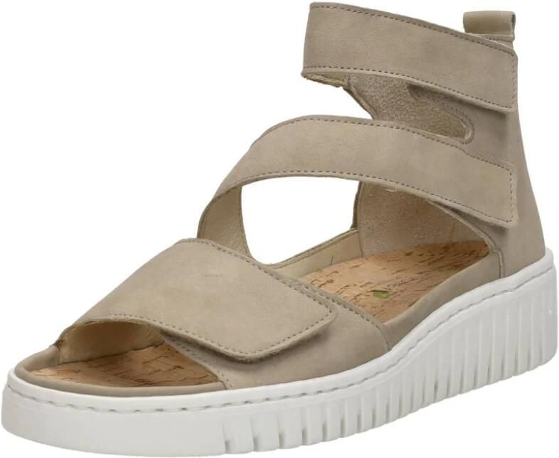 Wäldlaufer Waldlaufer H-Willow Sandalen Plat beige