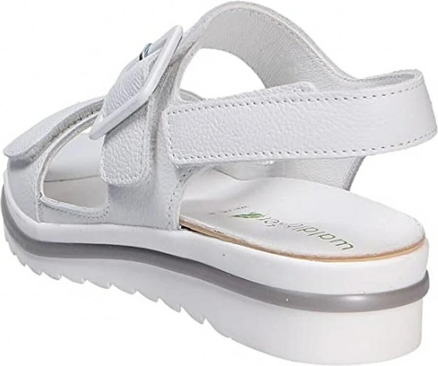 WALDLÄUFER Sandalen met riem 'Hakura' wit - Foto 3