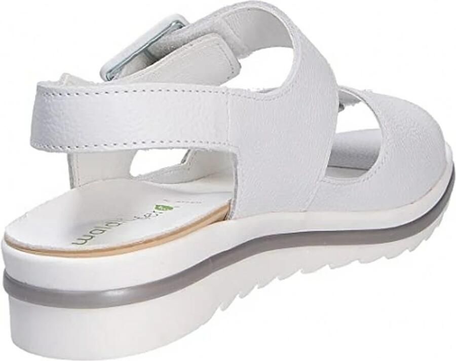 WALDLÄUFER Sandalen met riem 'Hakura' wit - Foto 4