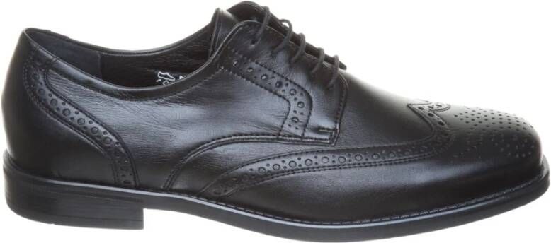 Waldläufer Henry Zwarte Veterschoenen