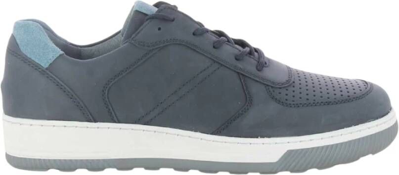 Waldläufer Heren Marineblauwe Casual Schoenen H-David Blue Heren