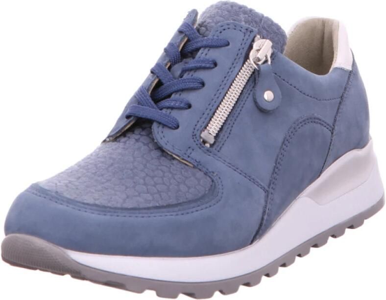 Wäldlaufer Waldläufer Dames Sneaker OrthoTritt H64007-500-263 Jeansblauw Wijdte H ½ - Foto 3