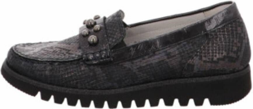 Waldläufer Klassieke dames mocassins in effen kleuren