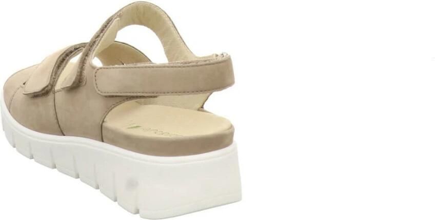 Wäldlaufer Waldlaufer 658001~K~Adea~~~~~~~~~~~~~~~~~ Platte sandalenDames Sandalen Wit beige - Foto 4