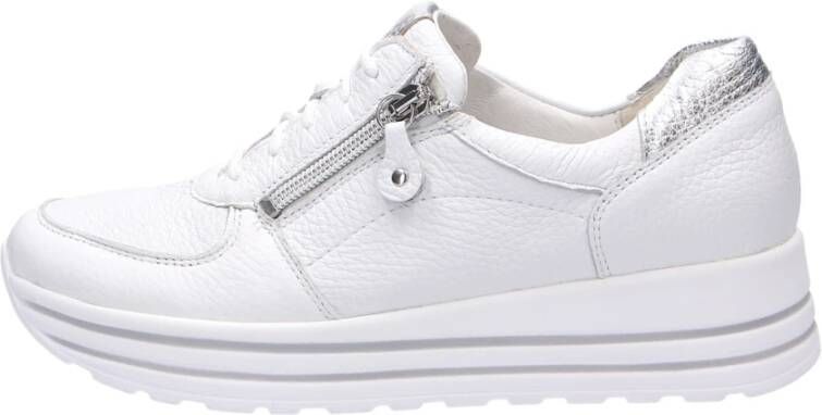 Waldläufer Lage Top Wit Zilver Sneakers