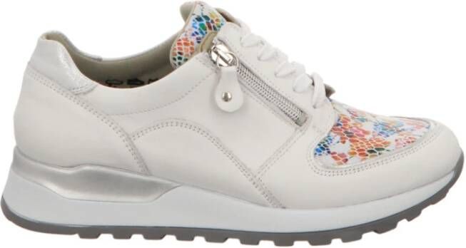 Waldläufer Leren veterschoenen voor dames Gray Dames