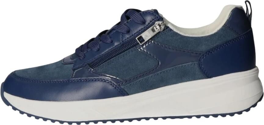Waldläufer Plateausneakers H-MARA veterschoen halfschoen vrijetijdssneaker in comfortwijdte h