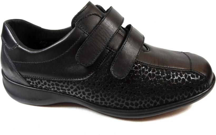 Wäldlaufer Waldlaufer Dames klittenbandschoenen Extra Breed Wijdte M Artikel M54302.308.001 Zwart
