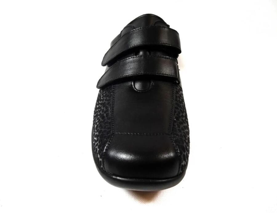 Wäldlaufer Waldlaufer Dames klittenbandschoenen Extra Breed Wijdte M Artikel M54302.308.001 Zwart - Foto 2