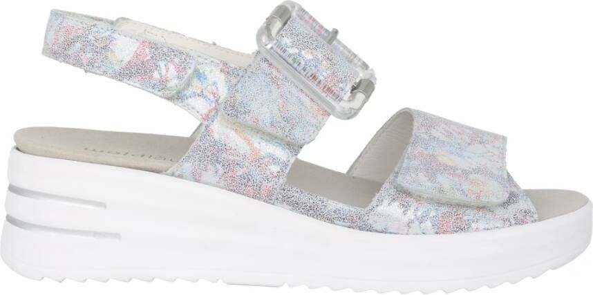 Waldläufer Multicolor sandaal met brede pasvorm voor vrouwen Multicolor Dames