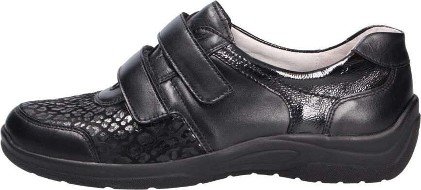 Waldläufer Zwarte Instappers 312H01 Black Dames