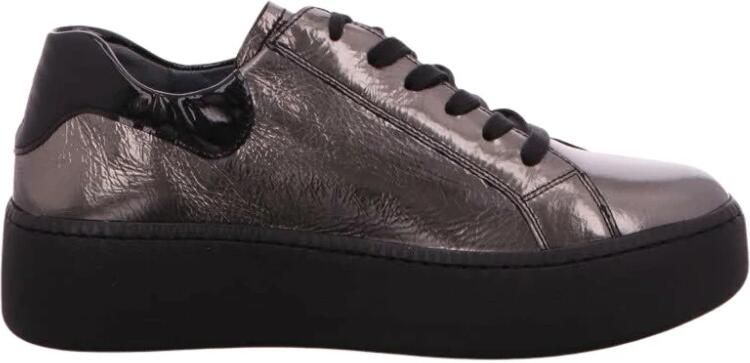 WALDLAUFER Waldläufer Sneakers Met H Rits Sneaker Maat: 41 Materiaal: Lakleer Kleur: Zwart - Foto 4