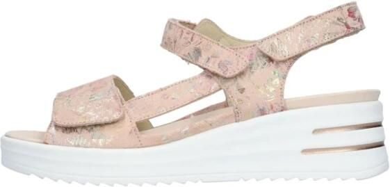 Waldläufer Platform Sandal met Bloemenpatroon